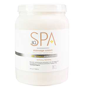 Crema de masajeleche/ miel/chocolate blanco 64 oz