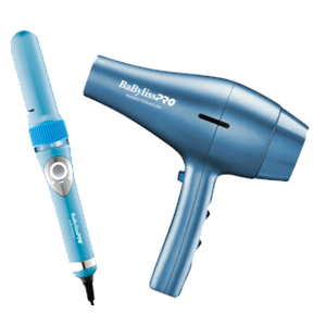 BABYLISSPRO SECADOR NANOTITANIUM 2000 WATTS Y RIZADOR MIRACURL