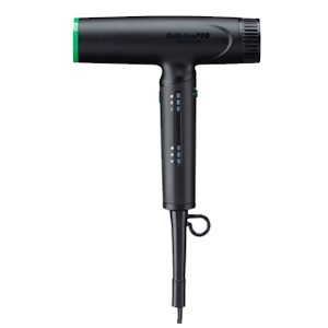 Secador iónico de alta velocidad ultraliviano BaBylissPRO® Nano Titanium¿, en negro mate